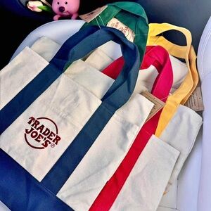 Trader Joe's Canvas Tote Bags